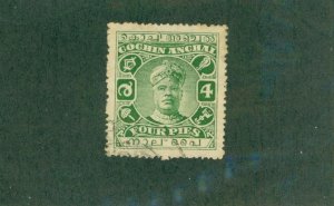 COCHIN -INDIA FEUDATORY STATE 24 USED BIN $0.50