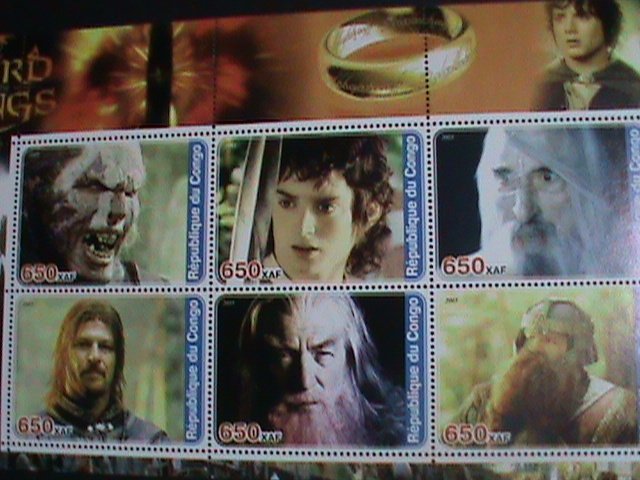 Congo Stamp:2001-Lord Of the Ring MNH full Stamp sheet