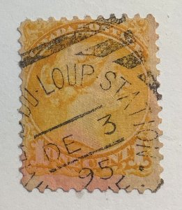 Canada 1870 Scott 35 used - 1c, Queen Victoria