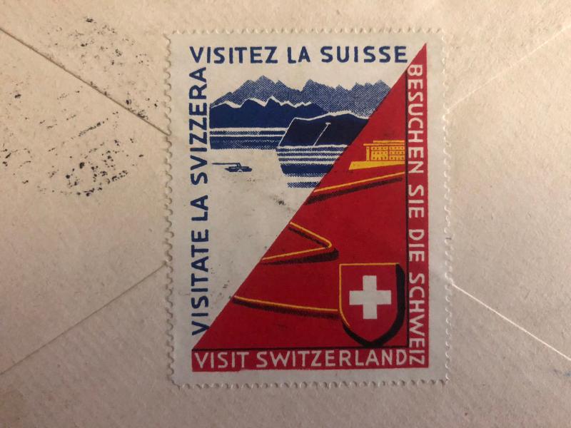 1933 Zurich Switzerland Airmail First Flight Cover to Tunisia # 200 215 Swissair