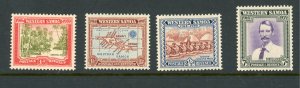 Samoa 181-184 MNH 1939