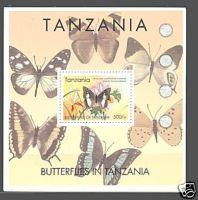 Tanzania 2005 Insects Butterfly Flower Nature Animal Stamp