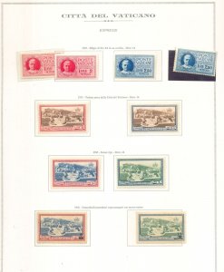 Vatican 1929/53 Express MH MNH (16 Items) BL221