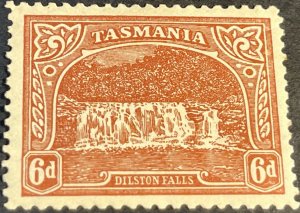 TASMANIA # 116-MINT/HINGED**TONED GUM**--SINGLE--1911
