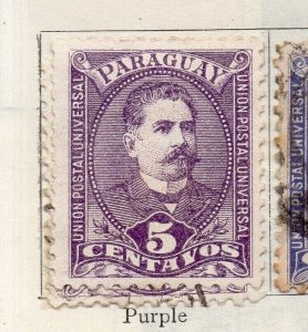Paraguay 1892 Early Issue Fine Mint Hinged 5c. NW-256017