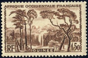 GUINÉE / FRENCH GUINEA - 1938 -Yv.140 / Mi.151 1fr50 brun - Neuf*