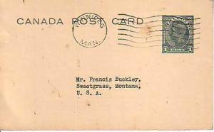 Canada, Government Postal Card, Canada Manitoba