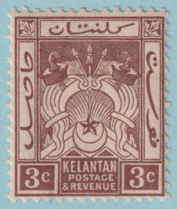 MALAYA - KELANTAN 18  MINT HINGED OG * NO FAULTS VERY FINE! - QXF