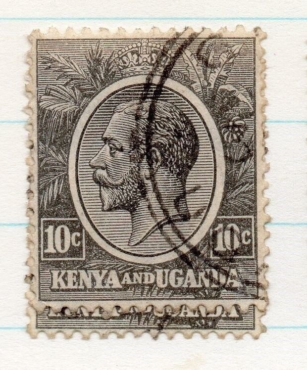 Kenya Uganda 1922 GV Early Issue Fine Used 10c. 198423