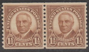 U.S. Scott #686 Harding Stamps - Mint NH Pair