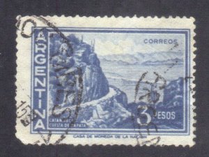 ARGENTINA  SCOTT #693 USED 3p  1960