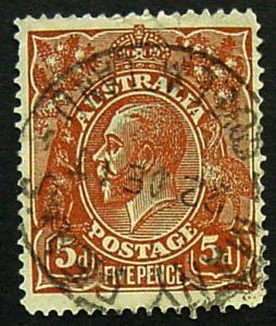 Australia, Scott 36, Used, with a Queensland cancel