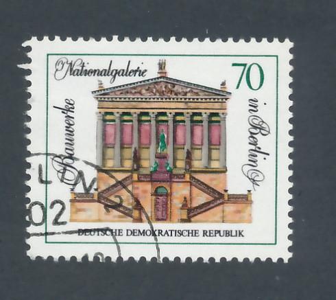 Germany DDR 1971 Scott 1292 CTO - 70pf Building, Art Gallery