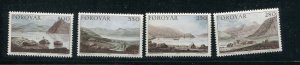 Faroe Islands #121-4 MNH - Make Me A Reasonable Offer