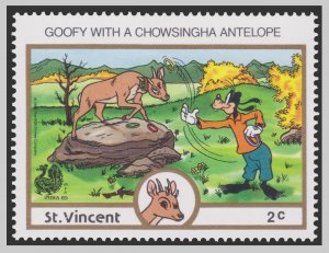 ST. VINCENT  DISNEY STAMP. UNUSED. # DC16