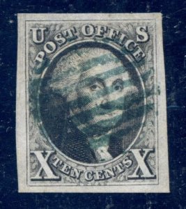 US SCOTT #2 USED-SUPERB GRADED 98 W/ PSE CERT SMQ $6,250