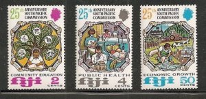 Fiji Scott # 324-6 South Pacific Commission MNH