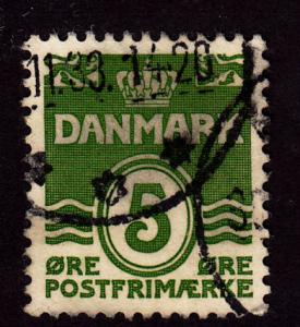 Denmark 223 Numeral of Value  1933