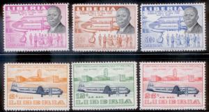 Liberia 19 SC#362-3,C107-10 MNH-OG