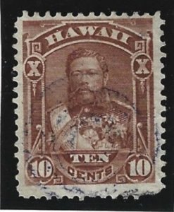 HAWAII Scott #44 Used 10c  2021 CV $12.00