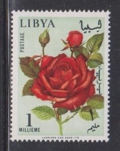 LIBYA Scott # 284 MH - Flower