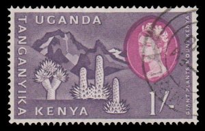 BRITISH EAST AFRICA KENYA UGANDA AND TANGANYIKA 1960 SCOTT 129. USED. # 8
