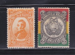 Bolivia 52, 54 MH Various