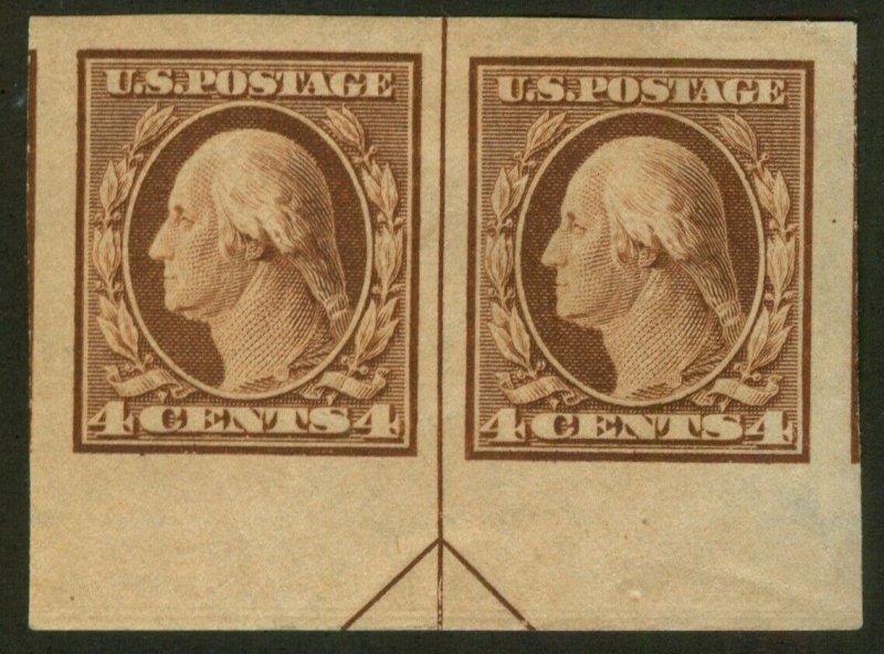 U.S. - 346 - Arrow Pair - SUPERB - Hinged