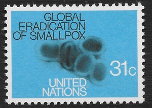 UN NY #295 31c Global Eradication - Smallpox Virus ~ MNH