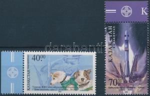 Kazakhstan stamp Space research margin set MNH 2001 Mi 308-309 WS164261