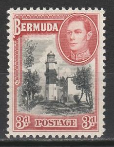 BERMUDA 1938 KGVI LIGHTHOUSE 3D