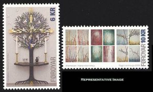 Faroe Islands Scott 522-523 Mint never hinged.