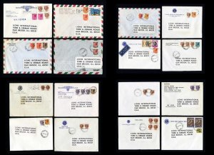 240 Lions Club of the World Covers to Lions International - Shipping Included