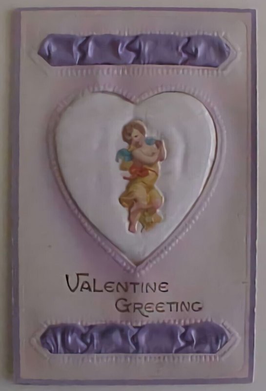 US VALENTINE CARD PIN CUSHION 1911