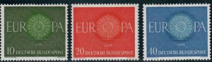Germany - Bundesrepublik  #818-820  Mint NH CV $2.25