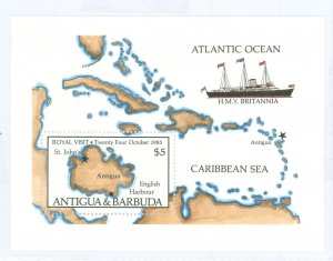 Antigua #889  Souvenir Sheet