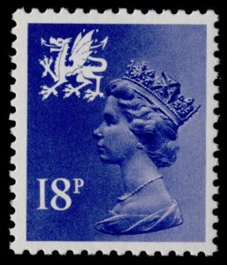 Great Britain - Wales & Monmouthshire WMMH32 MNH Machin Head