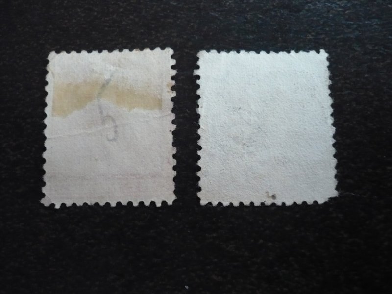 Stamps - South Australia - Scott# 115-116 - Used Partial Set of 2 Stamps