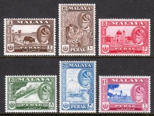 Malaya (Perak) - Scott #129//135 - MNH/MH - Short set - SCV $15