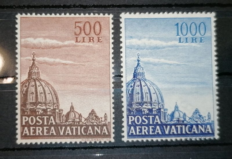 Vatican City 1953 airmail stamps MNH Sassone 130 euros