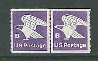 U.S. Sc.# 1820 f-vf mnh coil  line pair