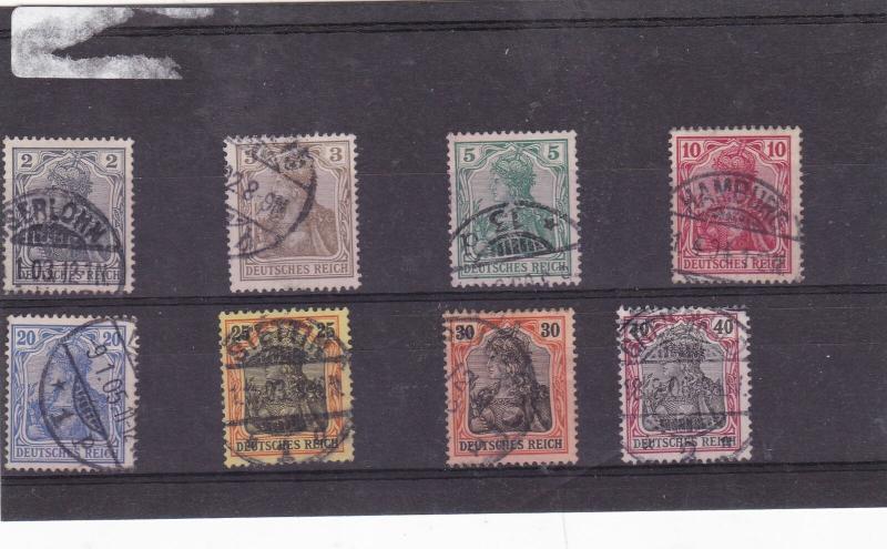 germany 1902 used  stamps  Ref 9285