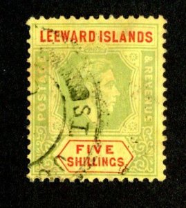 1951  Leeward SG.#112c bright green used ( 1028 BCX2 )