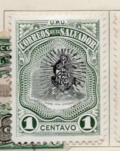 Salvador 1908 Early Issue Fine Mint Hinged 1c. 298242