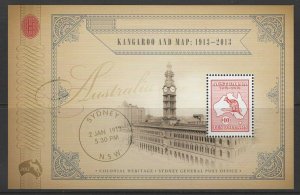 AUSTRALIA SGMS3984 2013 CENTENARY OF FIRST AUSTRALIAN COMMONWEALTH STAMP MNH