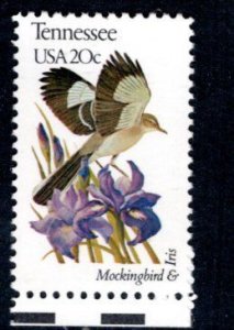 US 1994 MNH State Birds/Flowers Tennessee Mockingbird/Iris