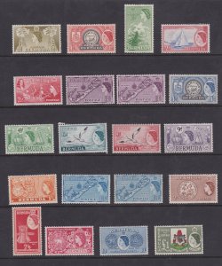 Bermuda 143-162 MNH 1953-1958