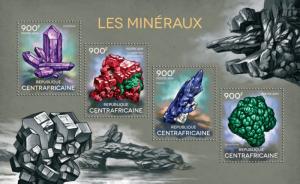 CENTRAFRICAINE 2014 SHEET MINERALS MINERAUX