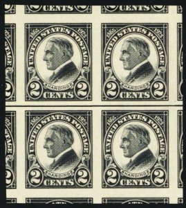 611, MNH 2¢ Superb JUMBO Line Block - PSE Graded 100J * Stuart Katz