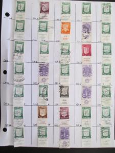 ~175 Israel With Tabs Hinged On Pages- Unchecked - As Received - See Scans (F34)